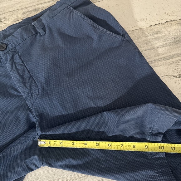 M Mason's London Bermuda Shorts 10" Mens 54 (US38) Blue Casual Flat Front - Picture 11 of 11